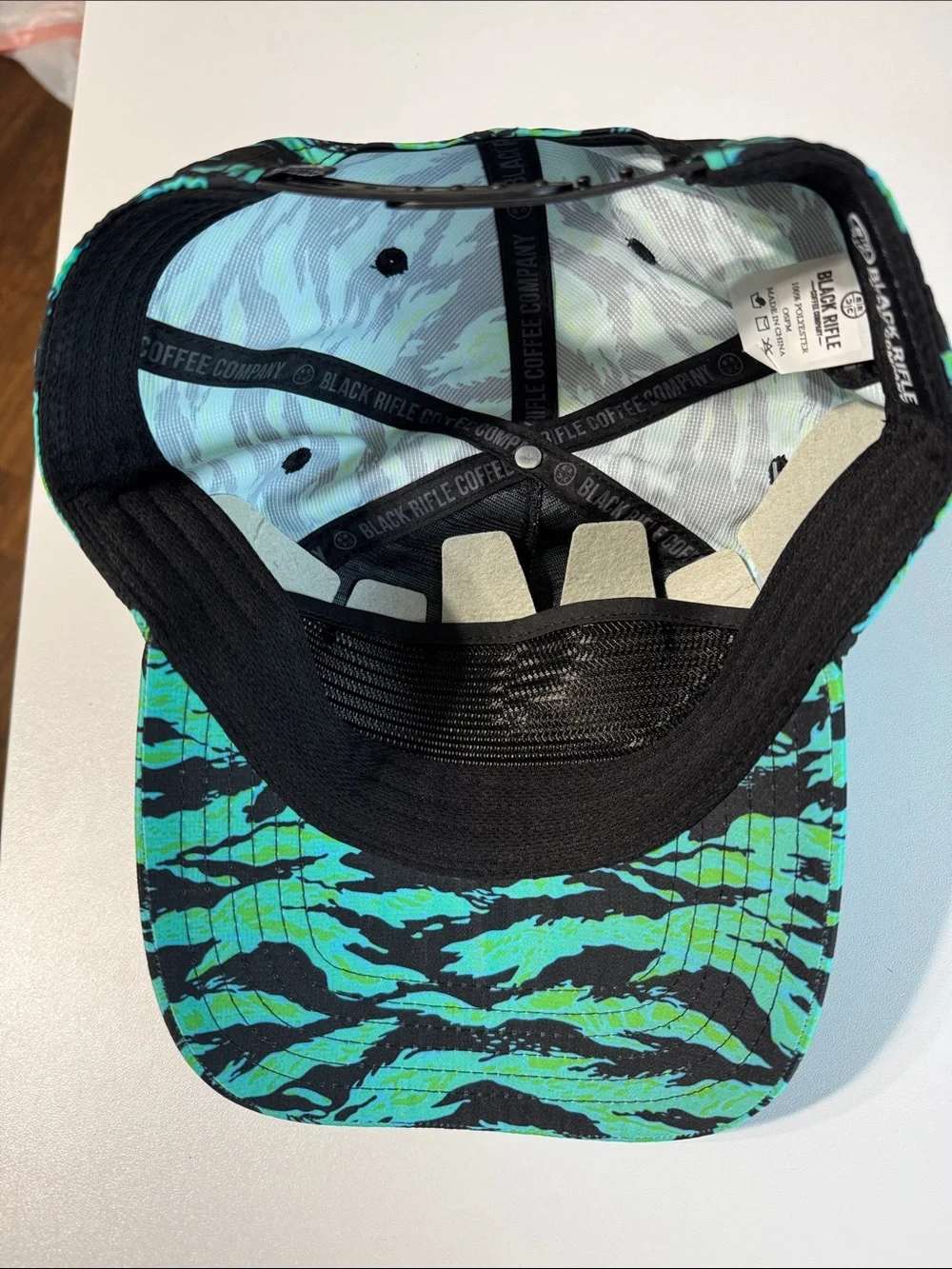 Black Rifle Coffee Company Men's Green & Black Patterned Cap